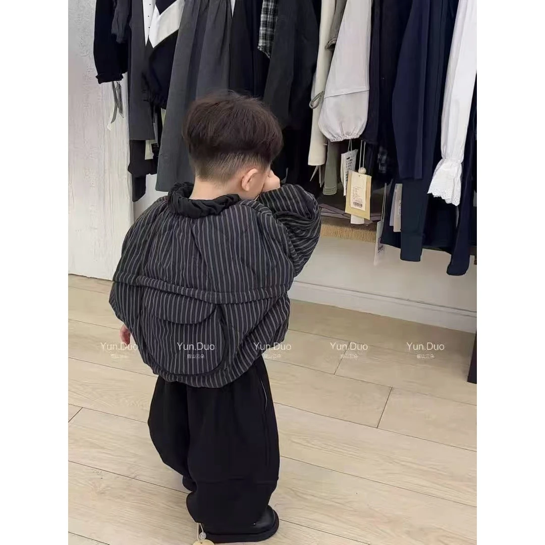 男女童外套2025新款冬装棉袄儿童保暖百搭加厚棉服卫裤套装