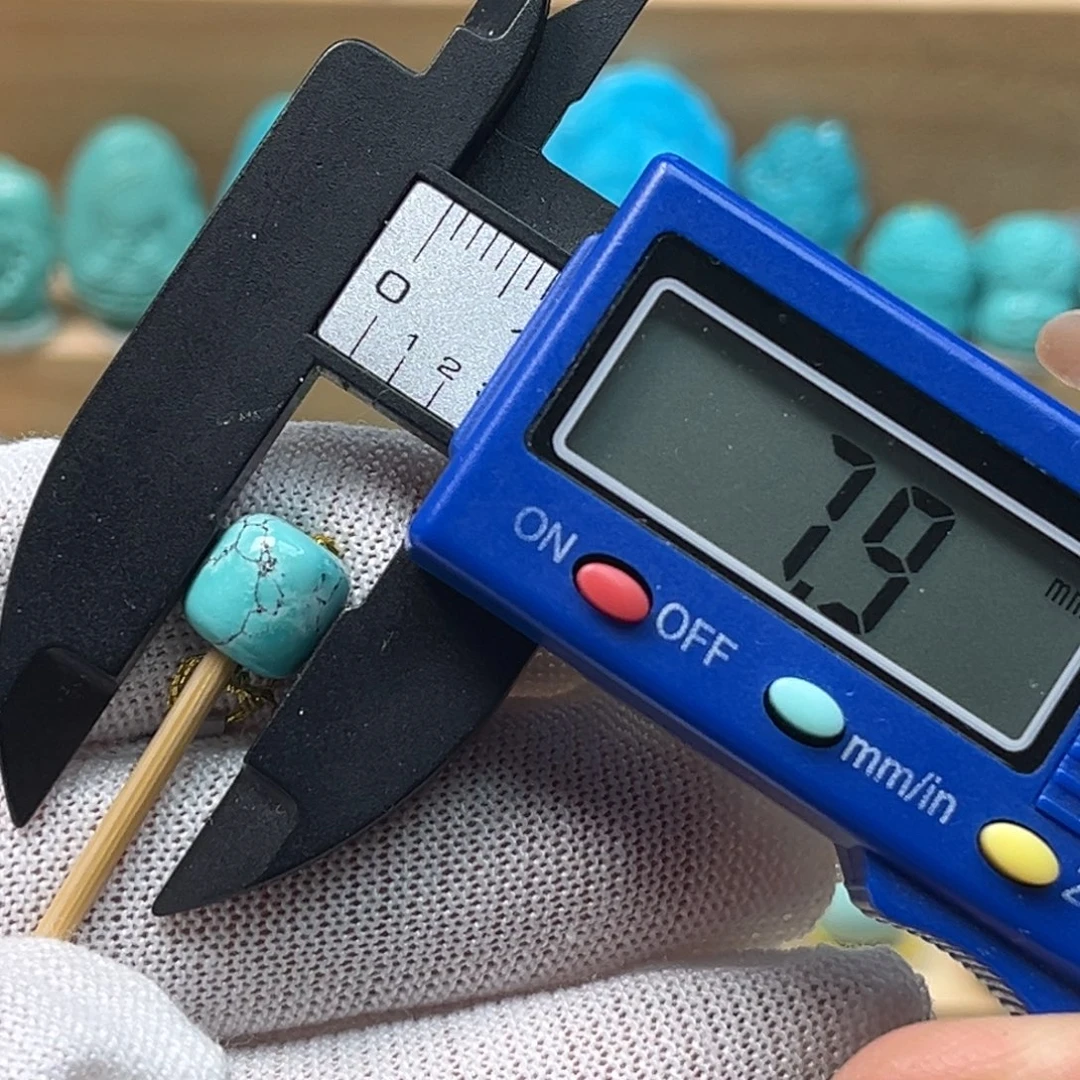 绿松石未镶嵌龙扣