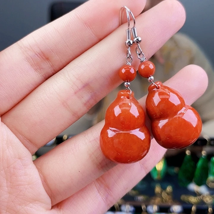 翡翠耳饰未镶嵌饰品