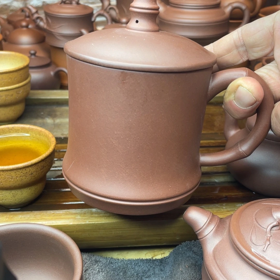 紫砂茶壶紫砂盖杯放漏