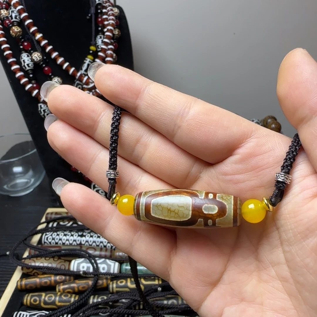 玛瑙/玉髓合金颈饰