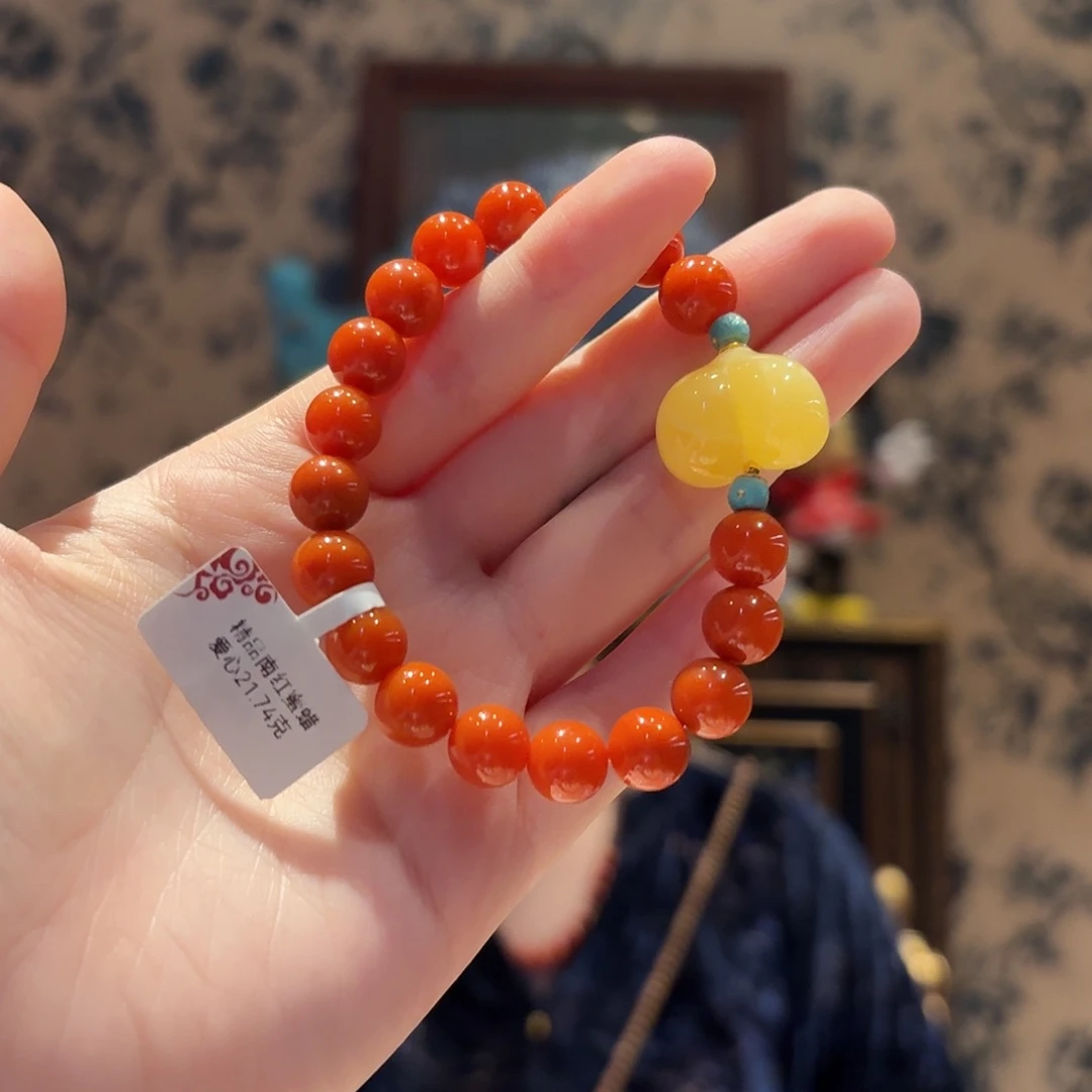 南红玛瑙未镶嵌手串