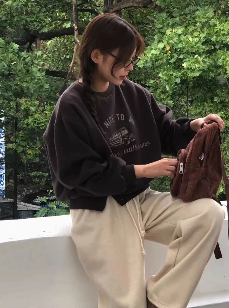 【扣号孤品】卫衣休闲女装时尚显瘦百搭款式