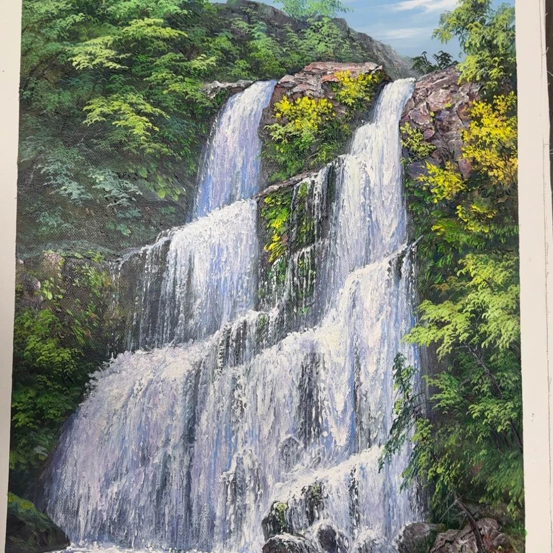 油画加油加油努力加油加油