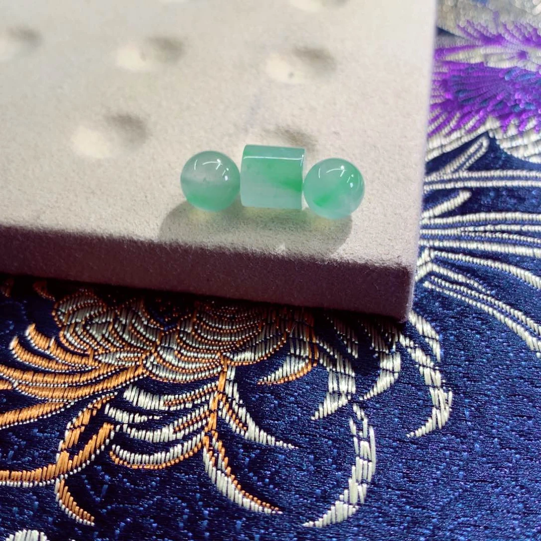 未镶嵌手链翡翠天然缅甸翡翠A货卡8一组