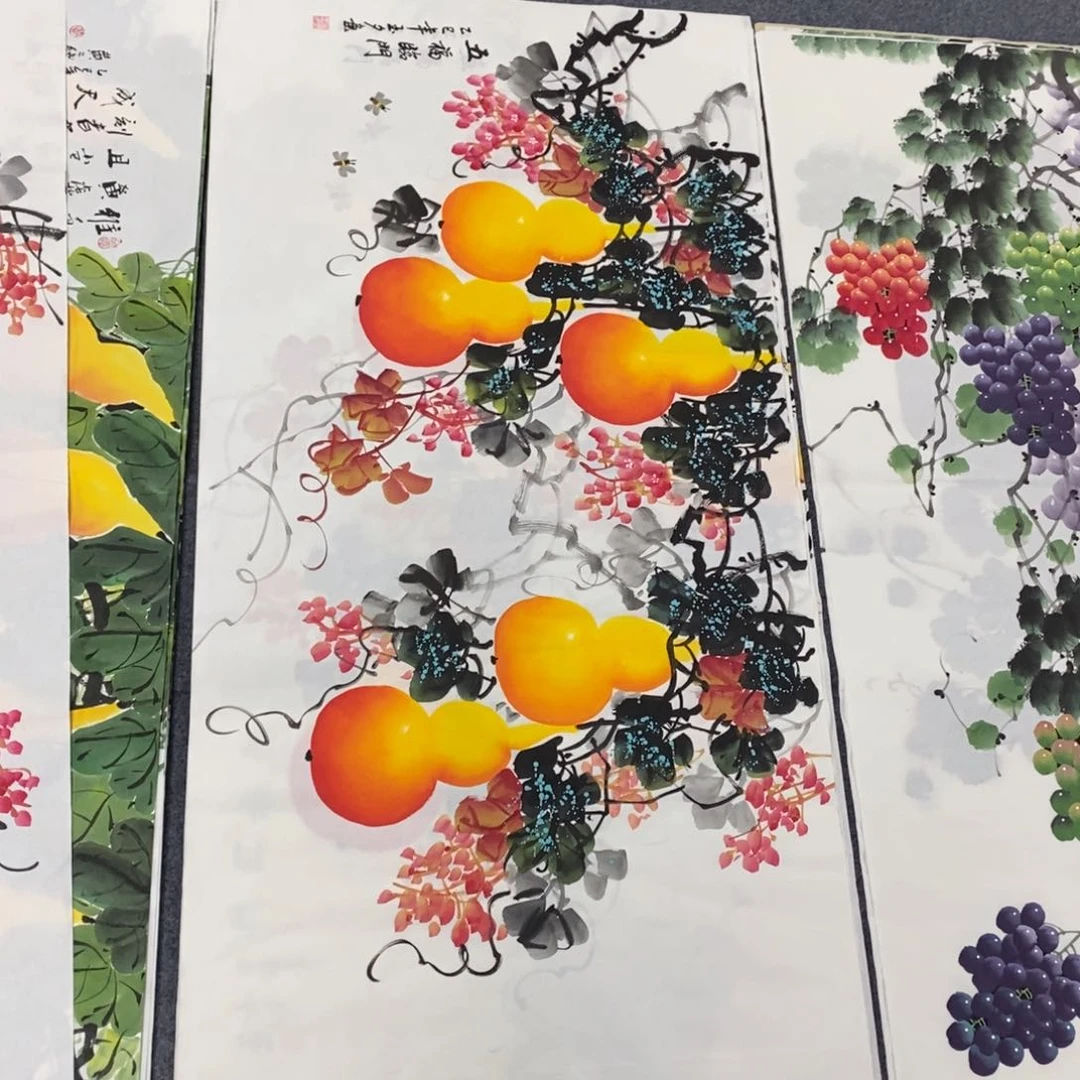 国画尺寸140✖️70四尺精品手绘画