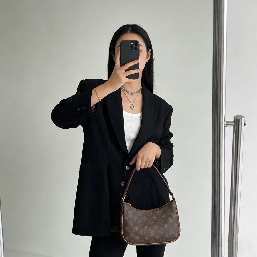 未使用 LouisVuitton/路易威登 E600610/黑色西装外套/尺码38码