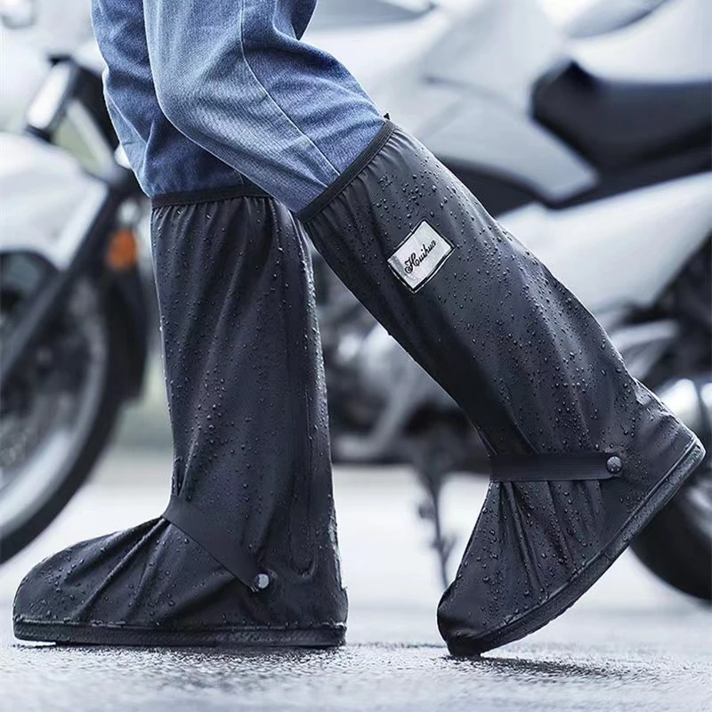 雨鞋套男女鞋套防水防滑雨天脚套防雨加厚耐磨高筒下雨骑行款F027