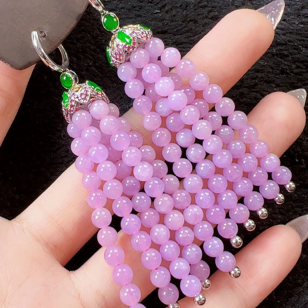 翡翠耳饰18K金镶嵌签收后24小时鉴赏期