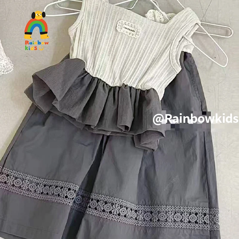 【彩虹家】2025新款洋气裙摆上衣夏季新款阔腿裤套装-88249