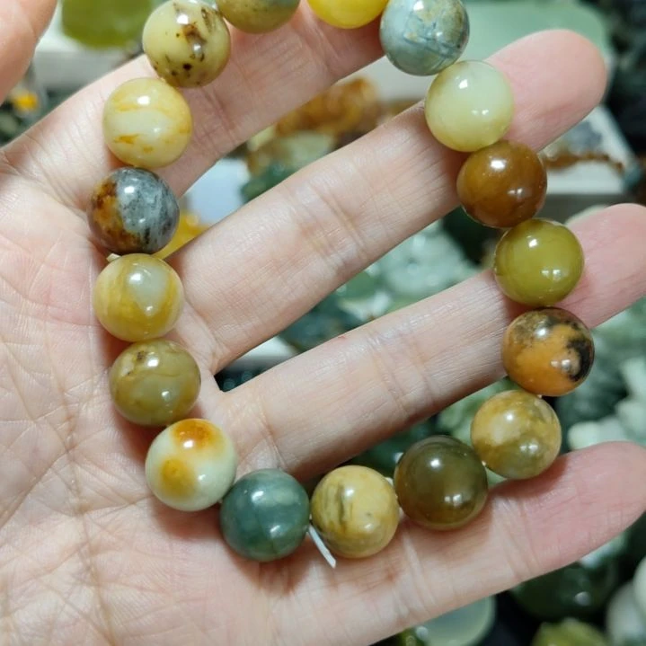 岫玉未镶嵌手串手串手串