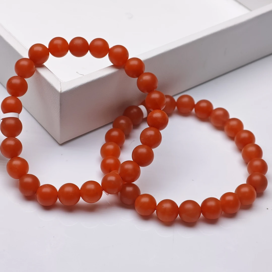 晶匠南红手串8mm+  多样性发一    简约