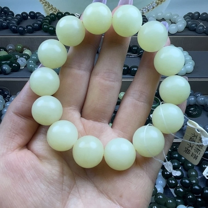 和田玉未镶嵌手链