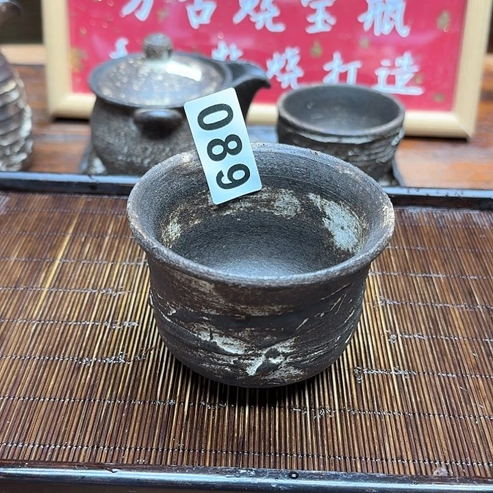 纯手工制作粗陶茶具