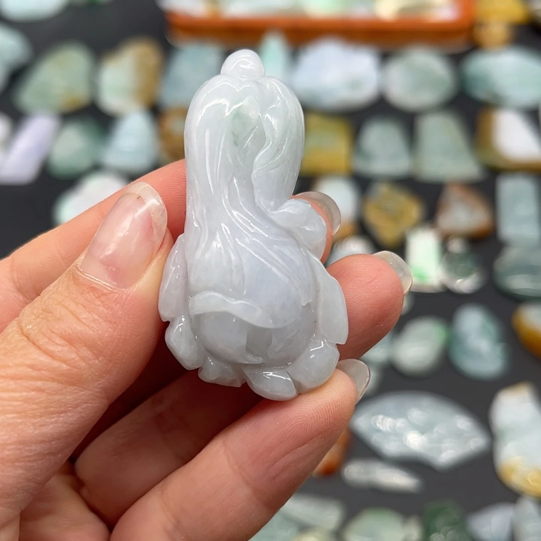 【闪购商品】翡翠颈饰未镶嵌白菜