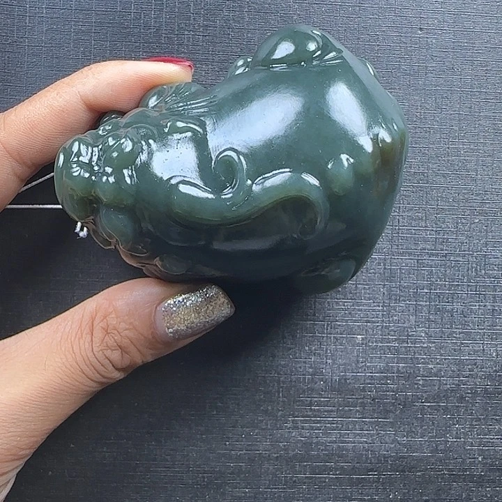 和田玉未镶嵌挂件安**茶