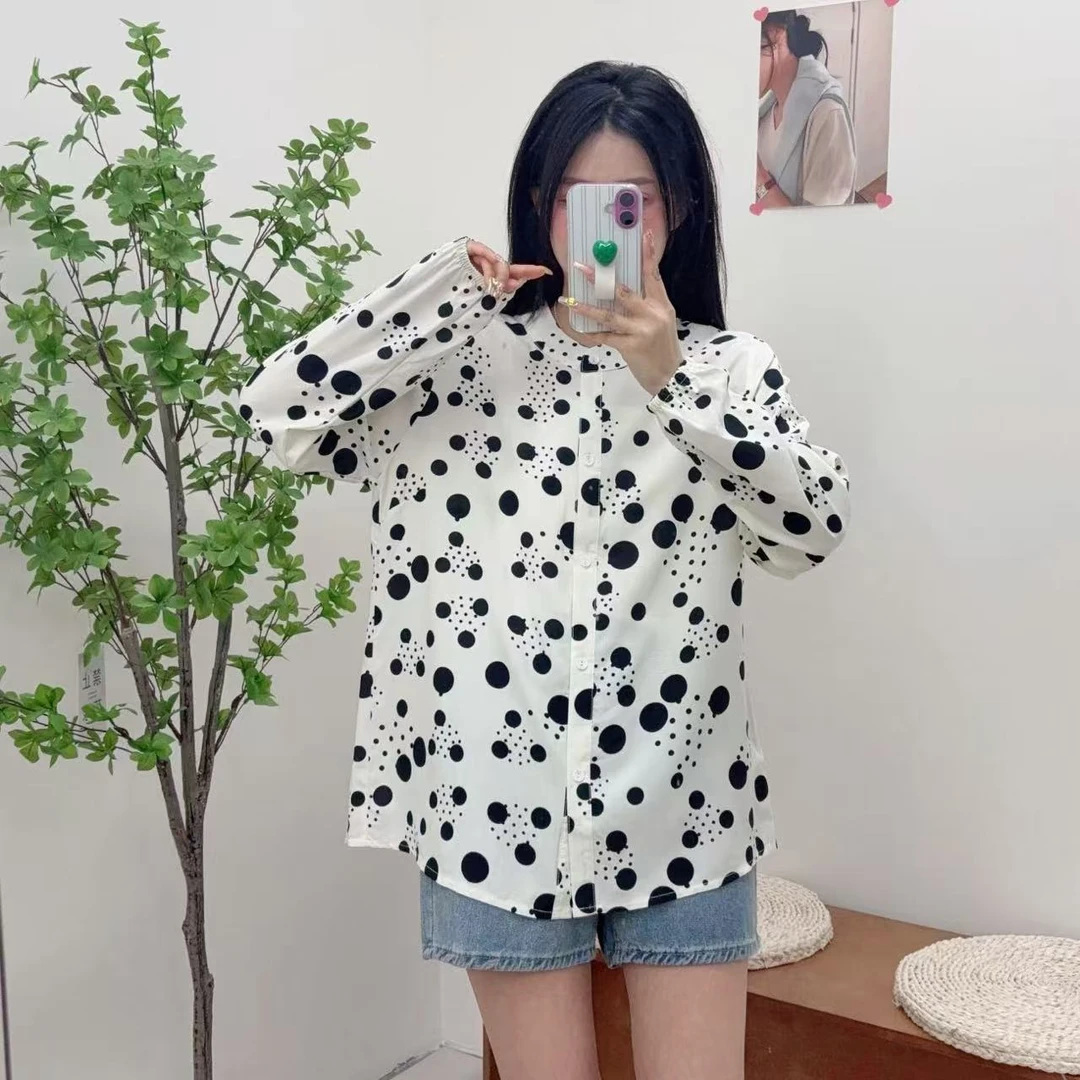 夏季新款防晒衣开衫系扣长袖女士T恤气质百搭透气防晒花式衬衣