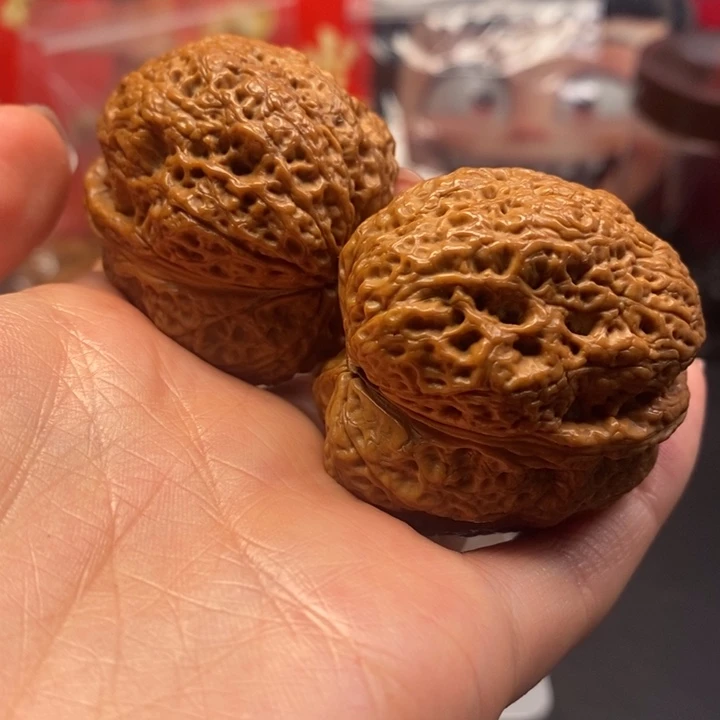 文玩核桃吊坠卧龙金蟾