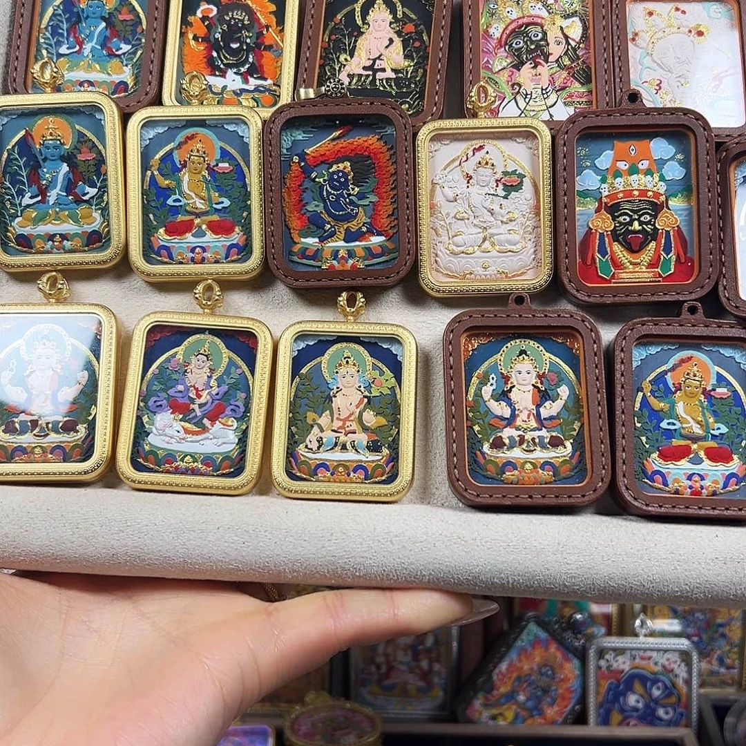 吊坠4✖️3立体擦擦唐卡任选其一