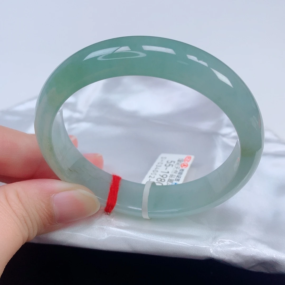 未镶嵌手镯翡翠55正圈