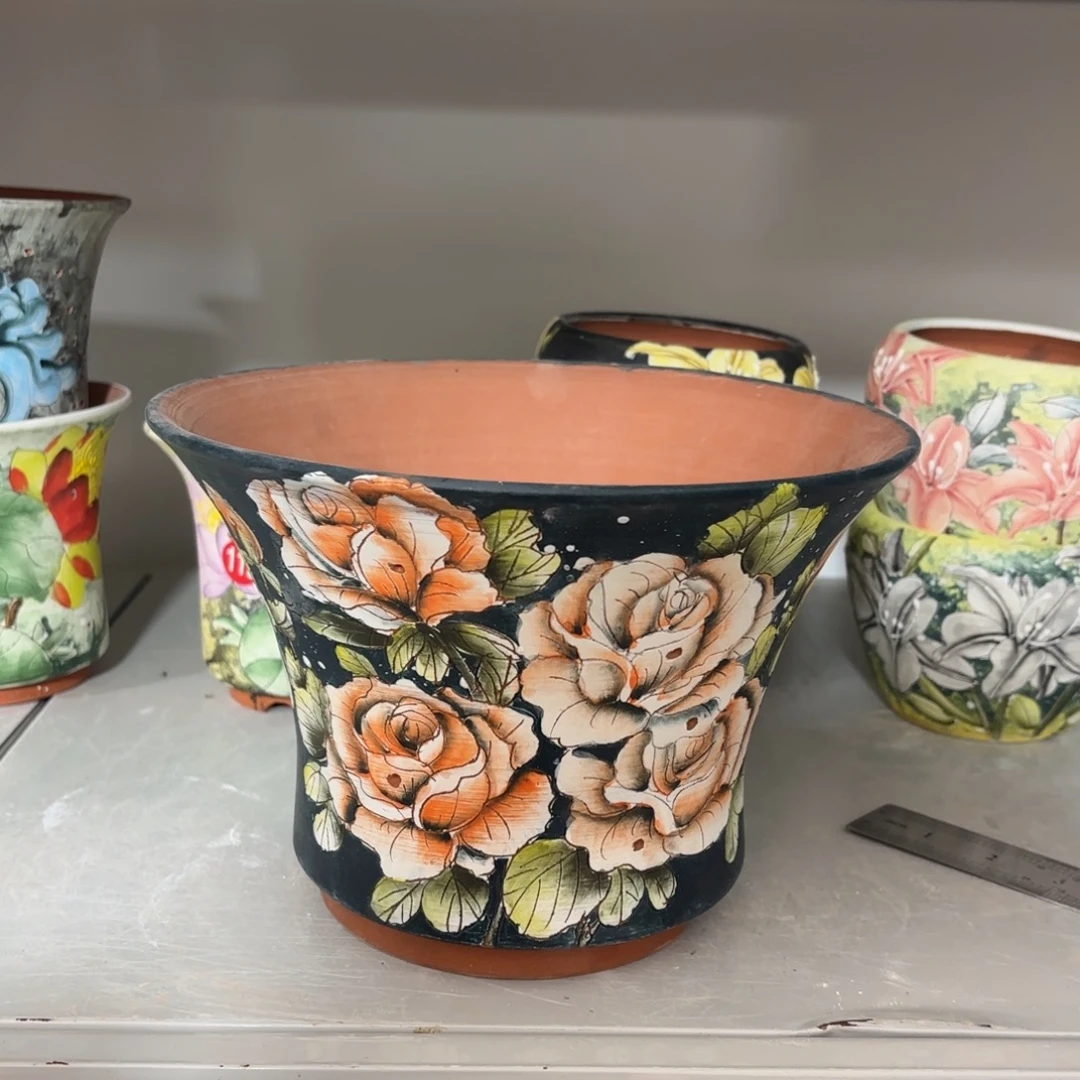 景德镇手绘花盆陶瓷23/16