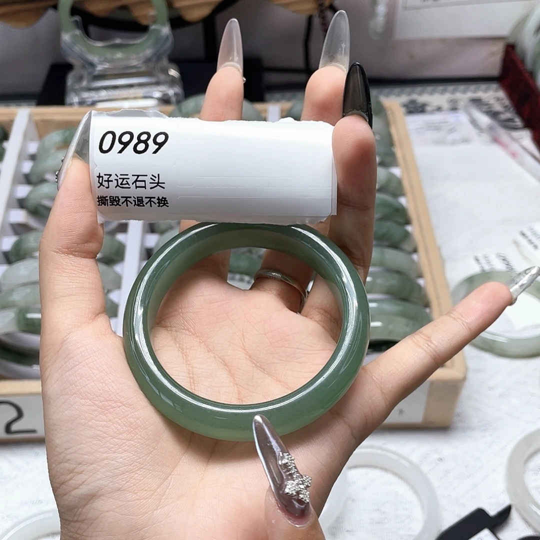 东陵石未镶嵌手镯0989