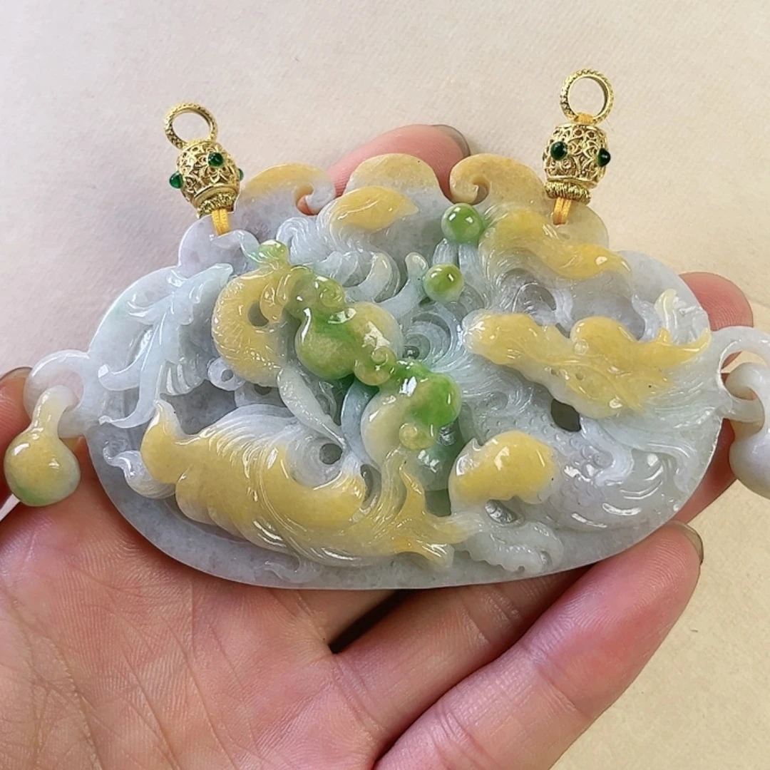 【闪购商品】翡翠颈饰未镶嵌挂件