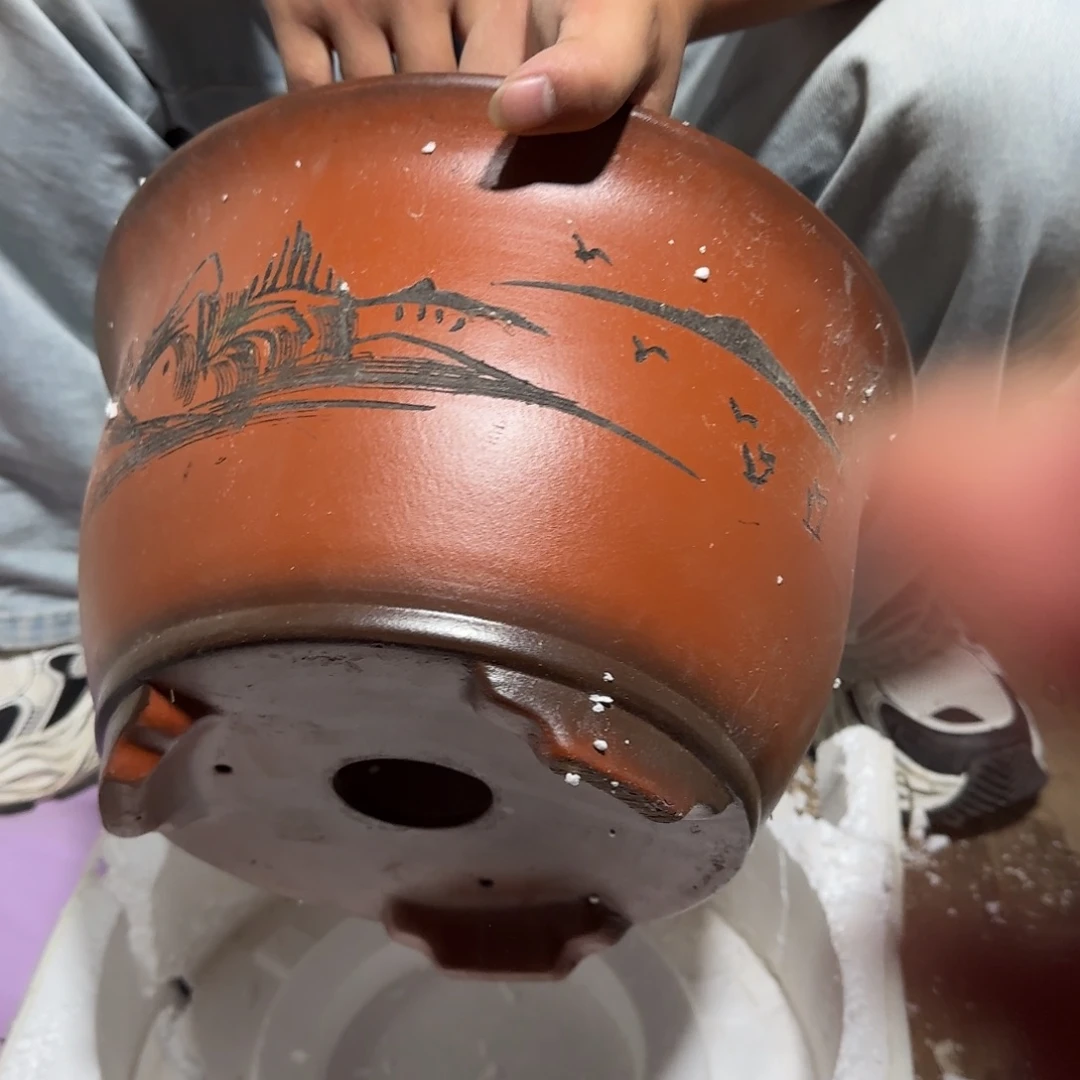 花盆紫砂口径27厘米