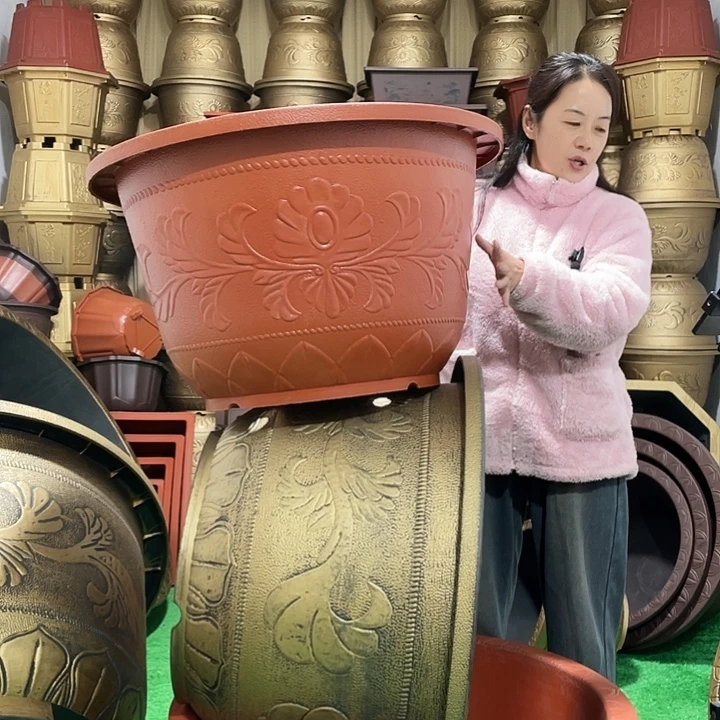 圆盆红色七零两个