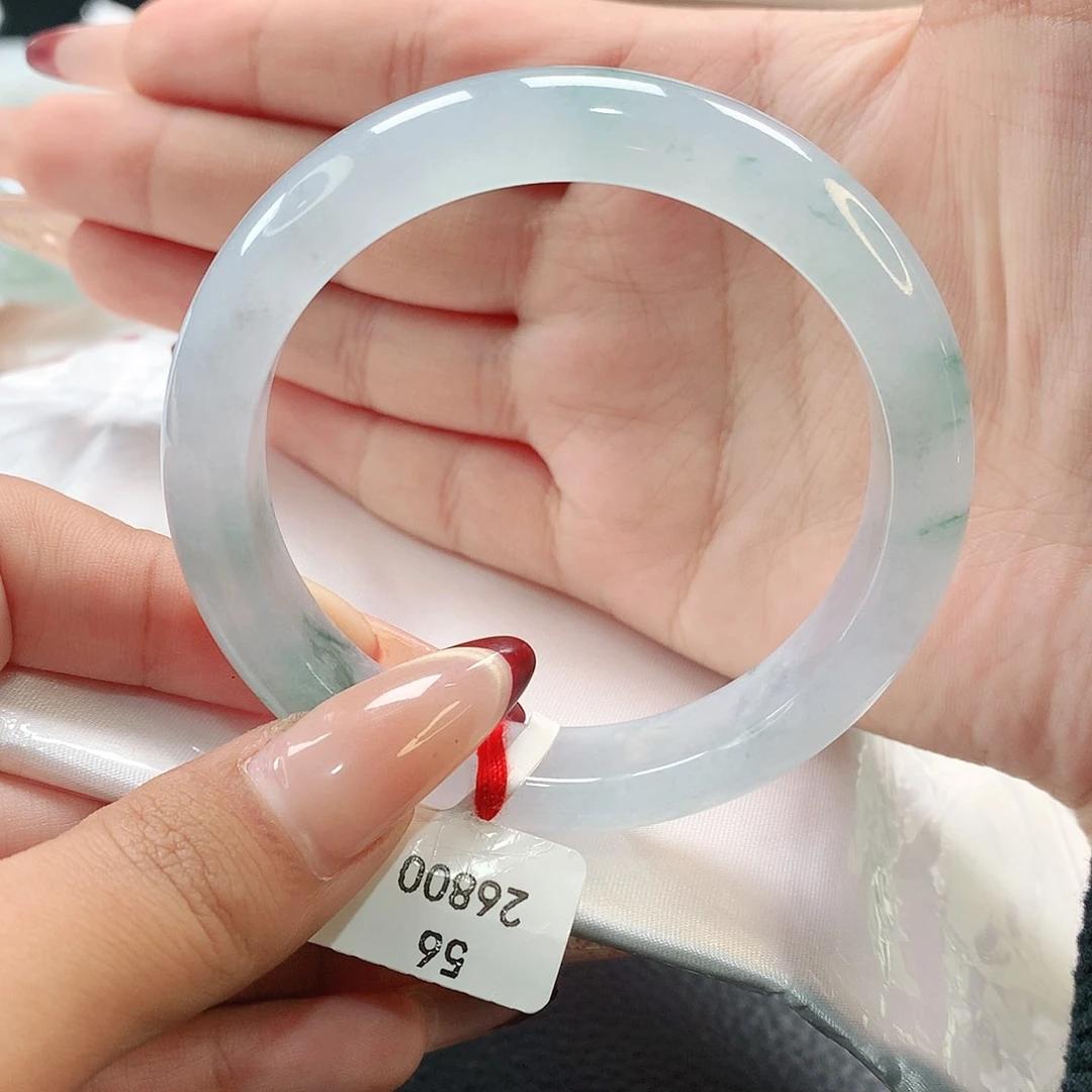 翡翠未镶嵌手镯缅甸天然翡翠