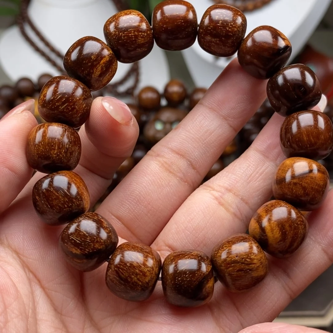 贡木手串/手链贡木1314红果冻玉化留疤螺旋星