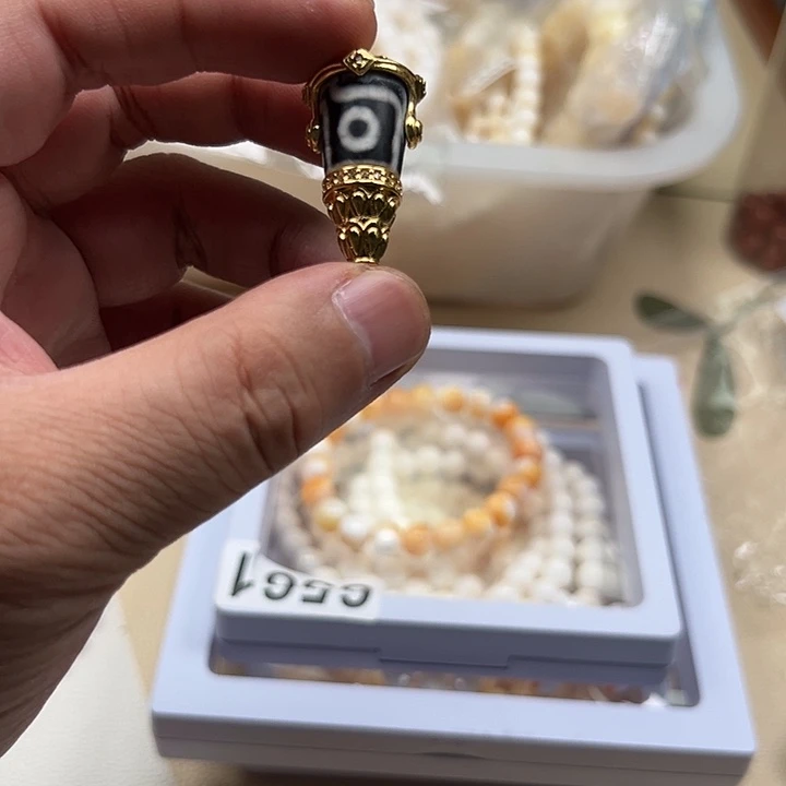 白玉菩提手串黄色1089