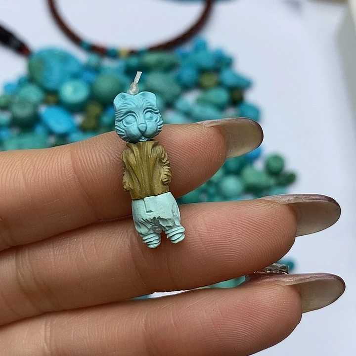 绿松石未镶嵌珠宝奇石