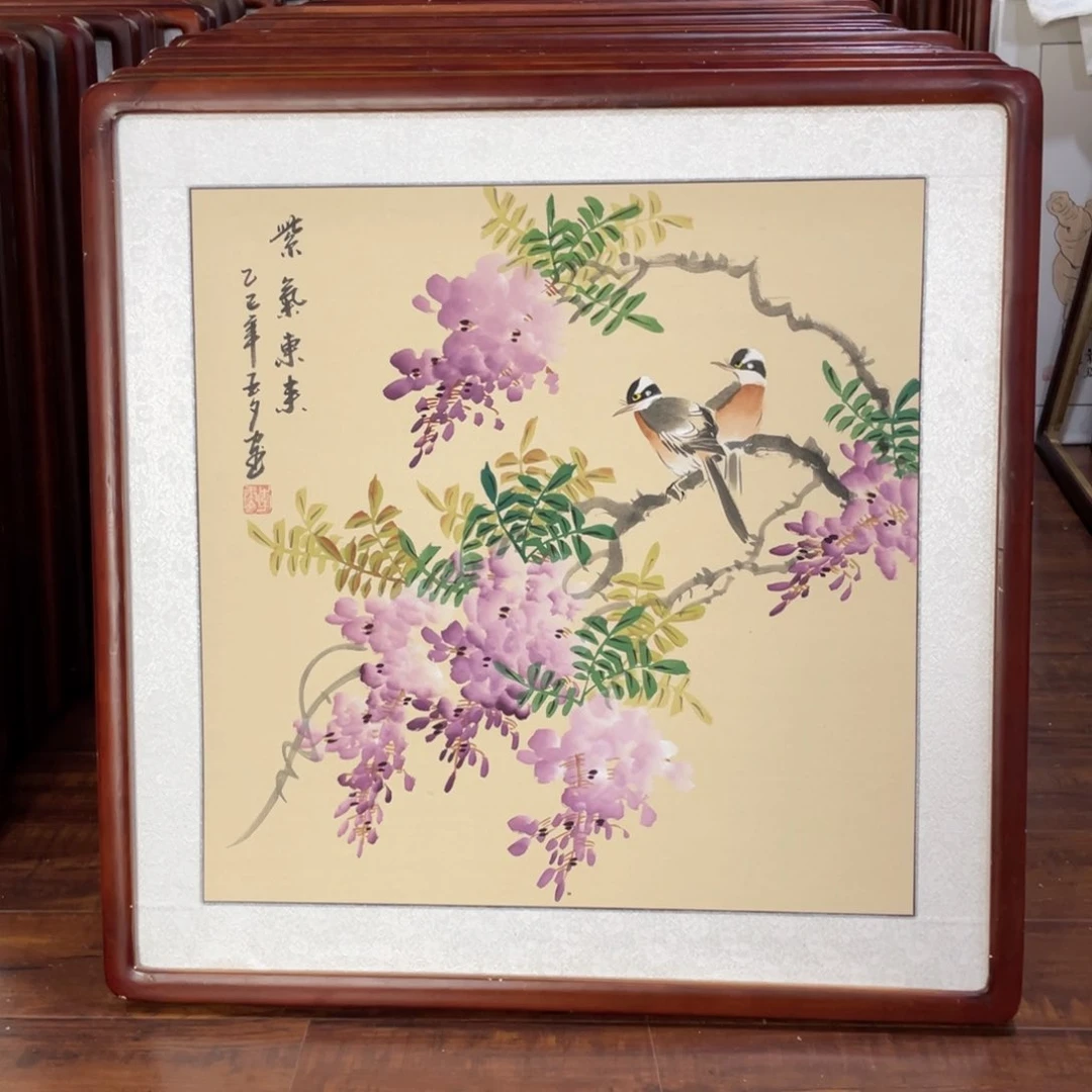 国画带框尺寸63*63厘米