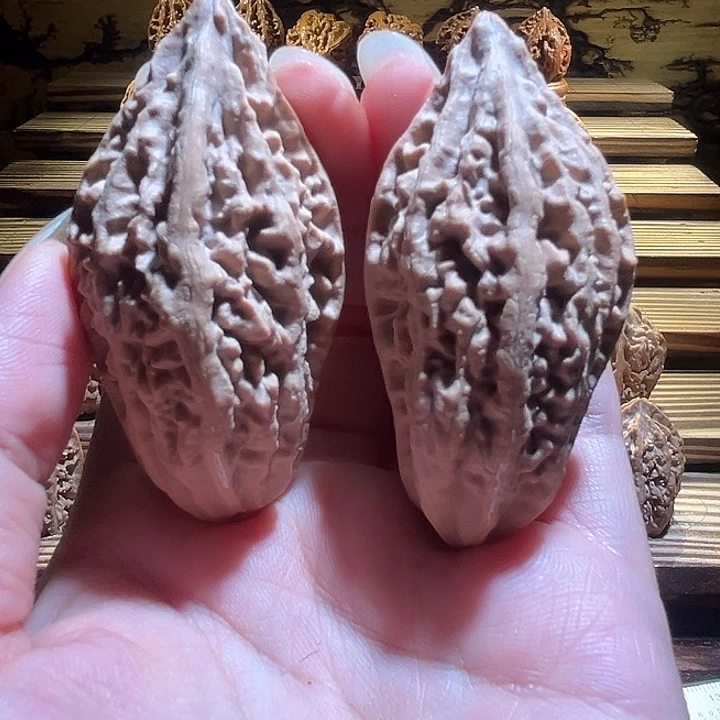 吊坠文玩核桃龙骨柳叶