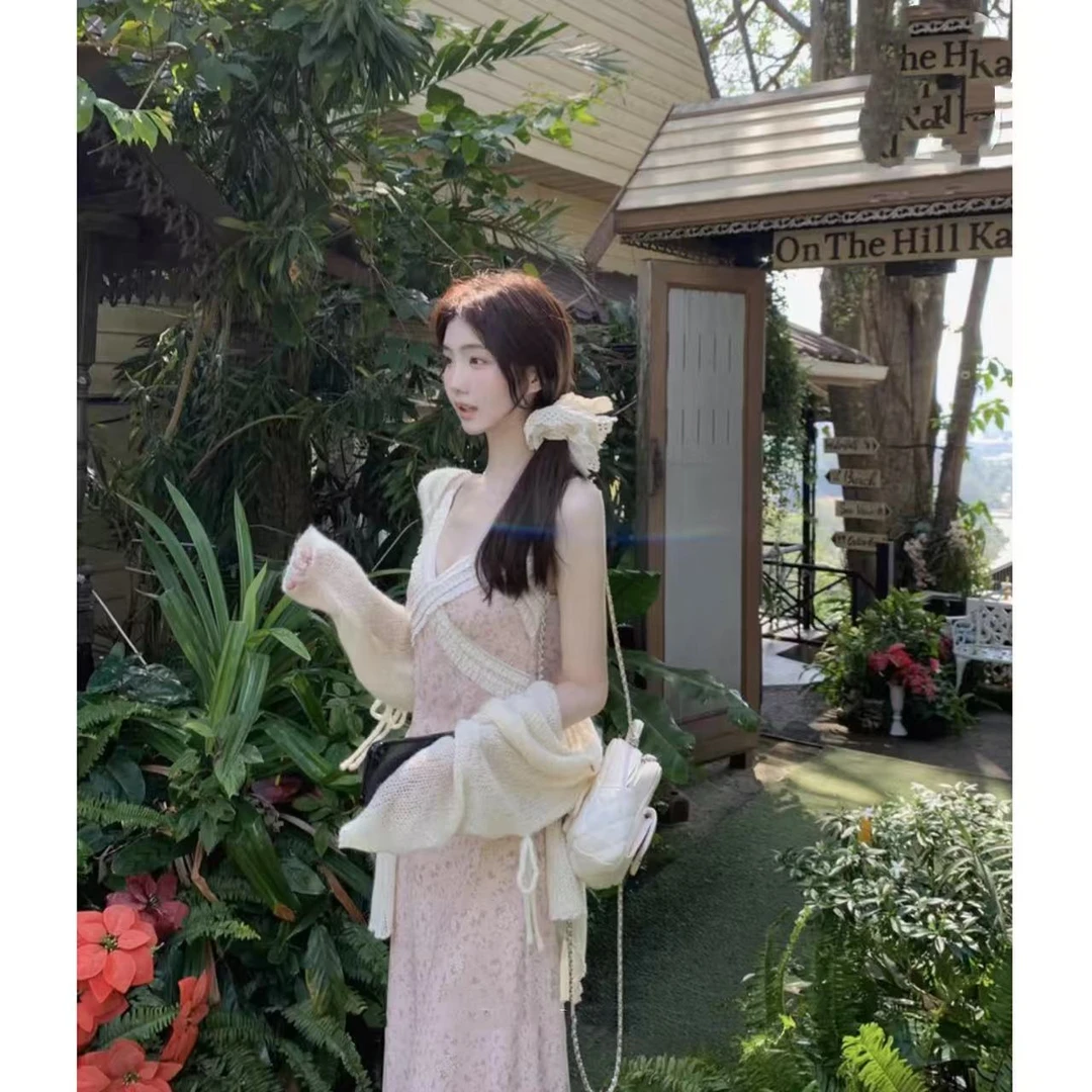 徐秋阳  浪漫女主  春季新款百搭时尚休闲显瘦连衣裙9850