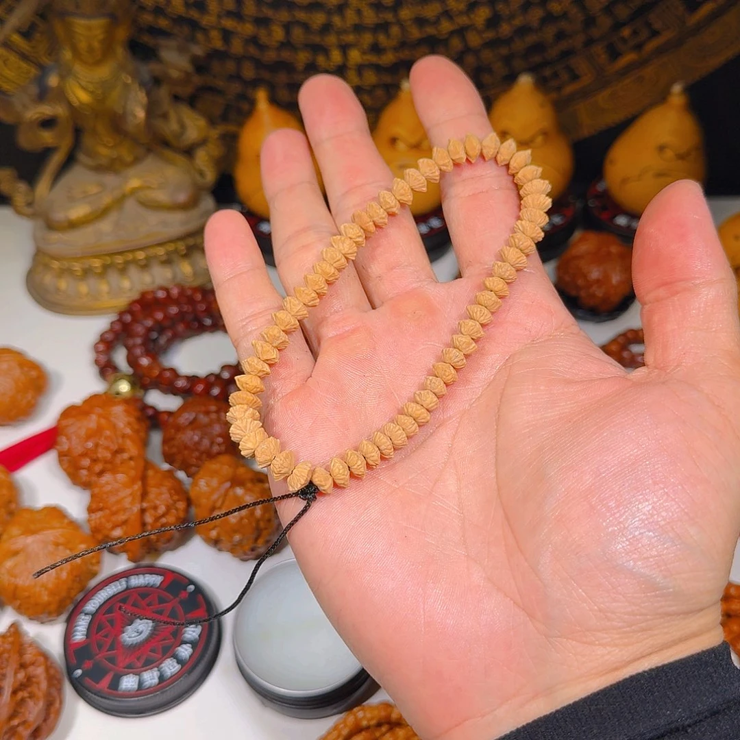 莲花菩提吊坠金叶单圈