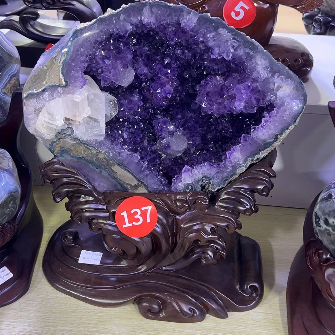 未镶嵌大型摆件（非配饰）紫晶