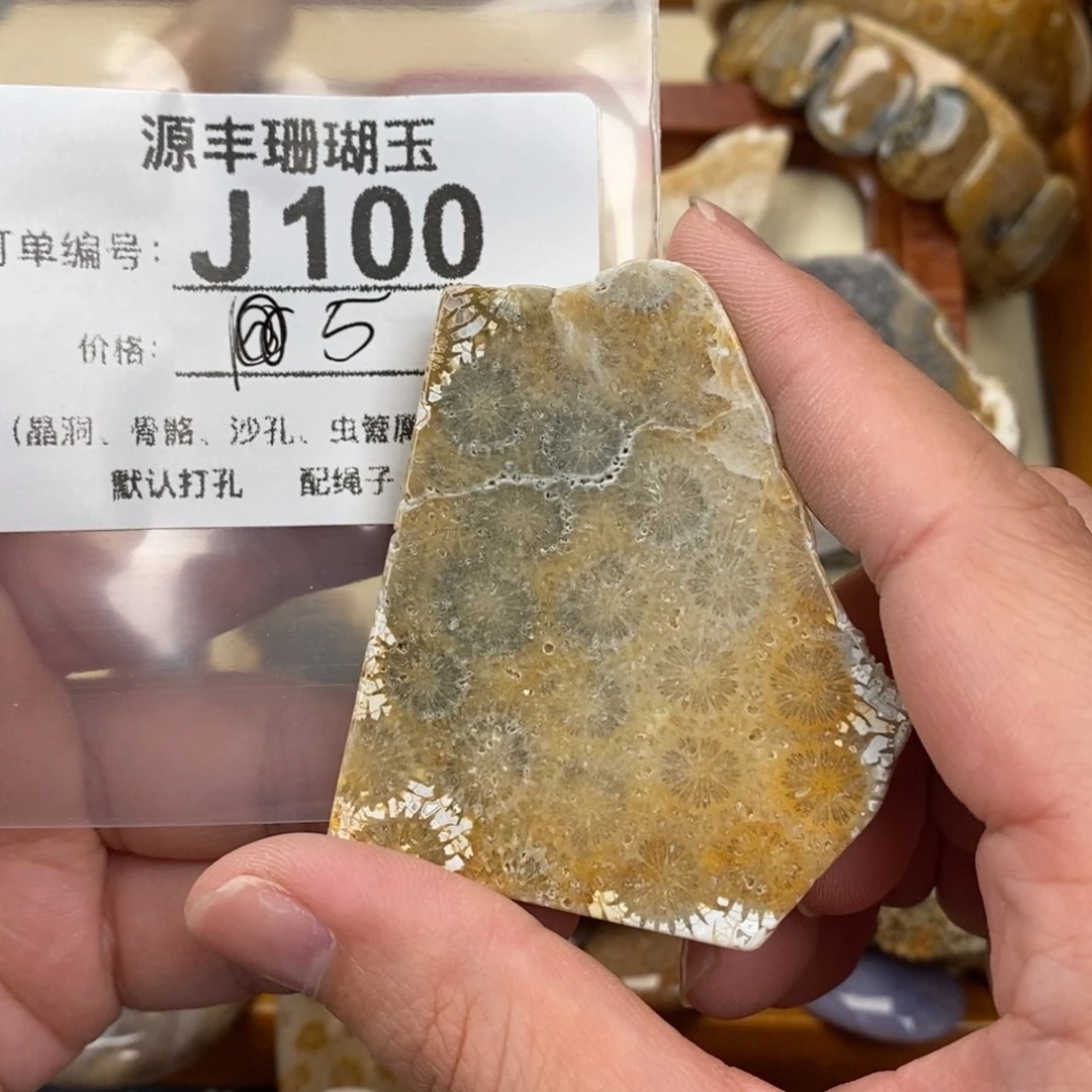 硅化玉颈饰未镶嵌O****g