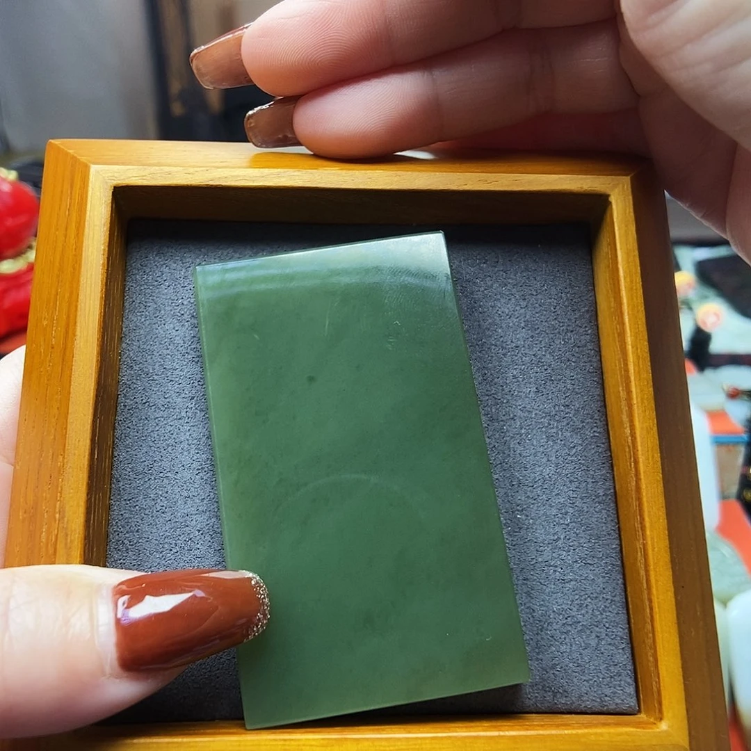 颈饰未镶嵌和田玉六刀无事牌