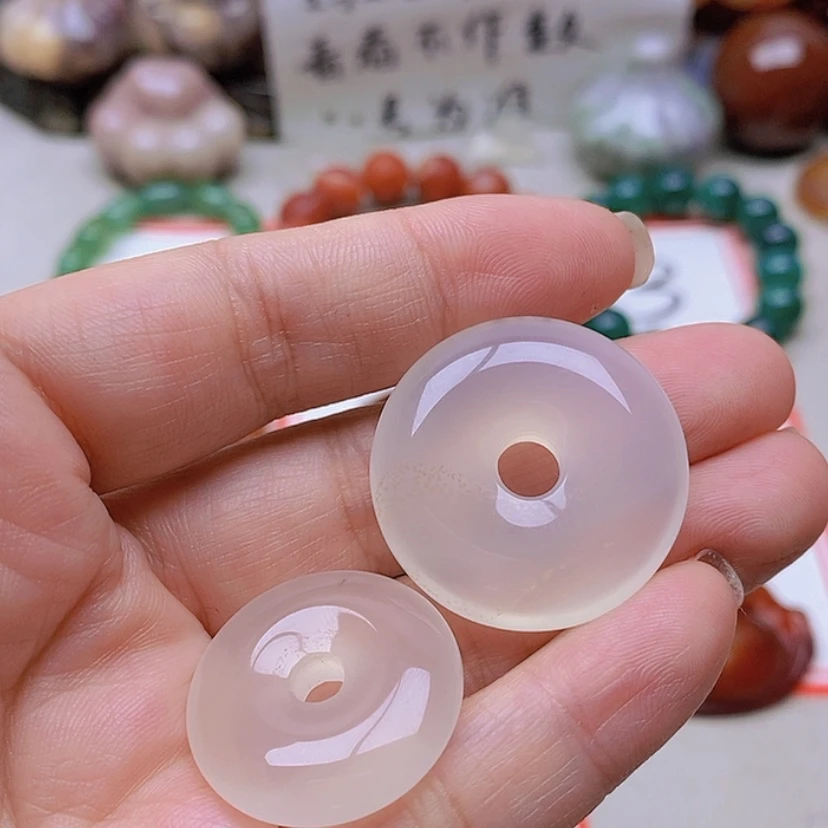 【闪购商品】未镶嵌玛瑙/玉髓珠宝半成品西***子