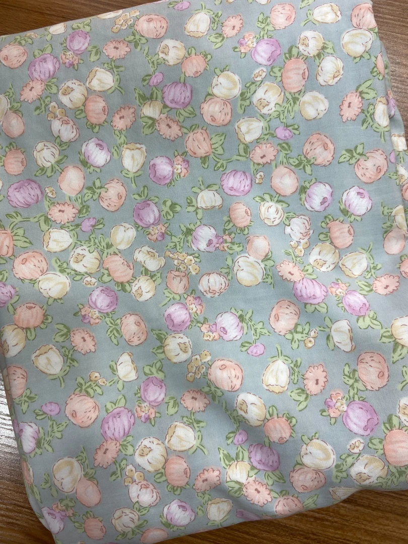 【单人被套】花彩园 绿 斜纹 尺寸160*210 AB面 亲肤 柔软 透气