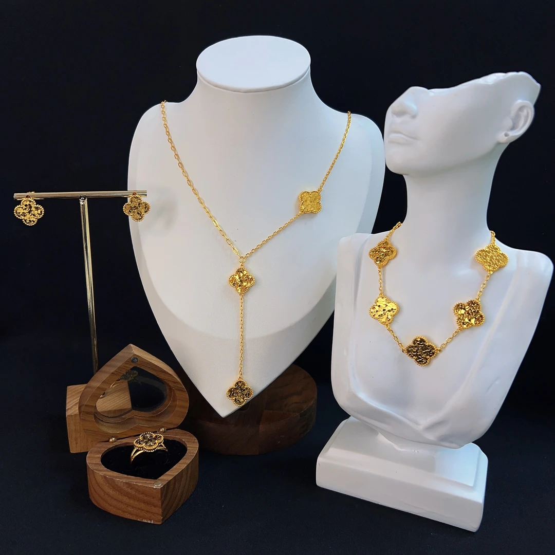 铜合金项链 哈尼西牧时尚高端四件套#0009334