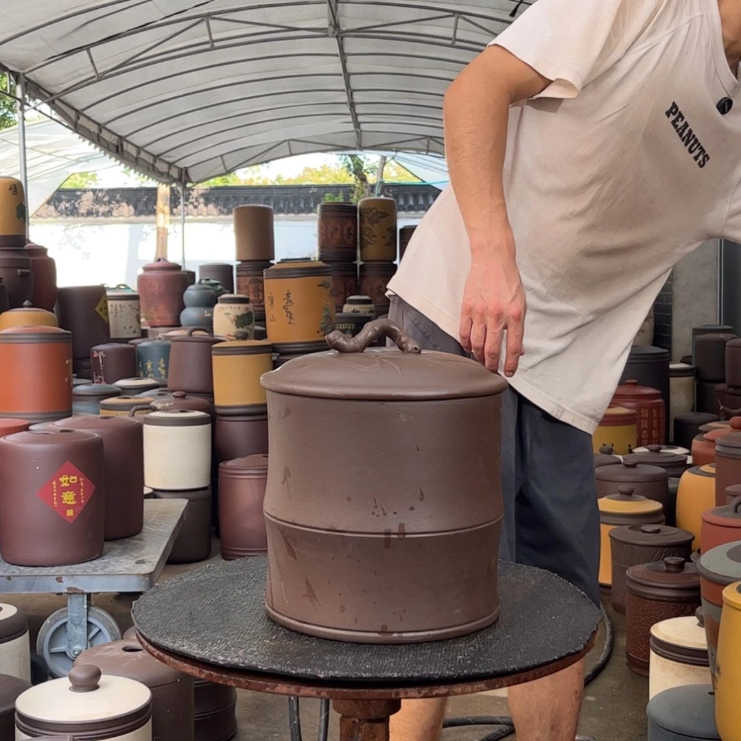 紫砂茶叶罐8 饼茶叶罐