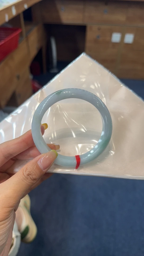 纯天然缅甸A货翡翠正圈