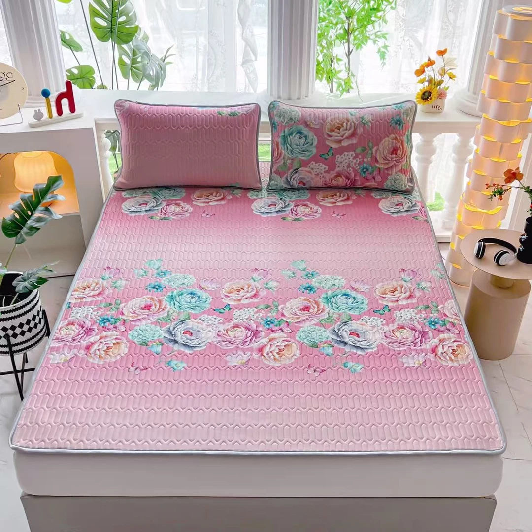 【ZLS专属】新款乳胶凉席三件套1