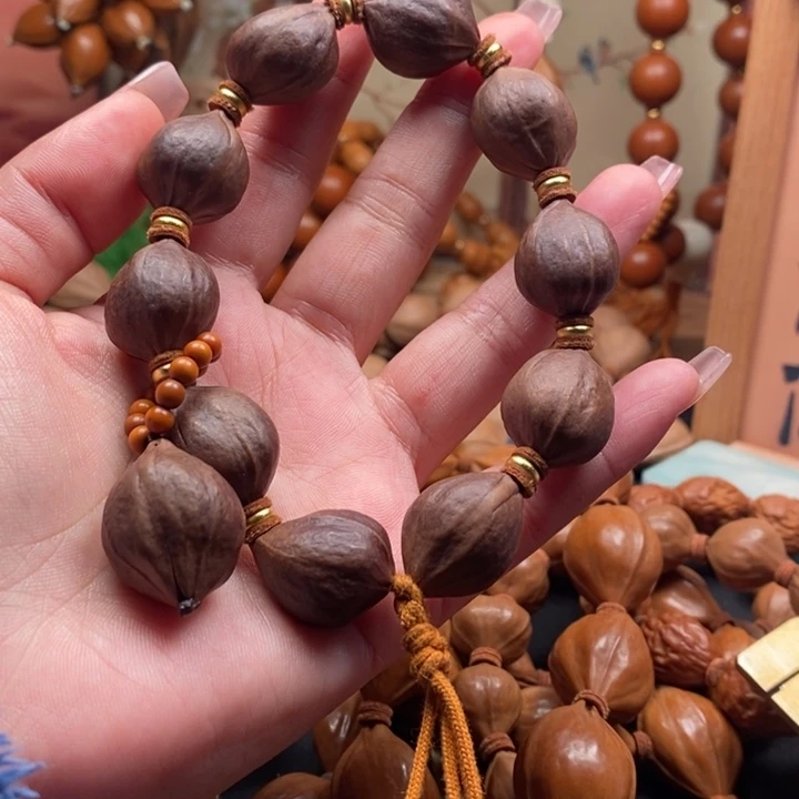 橄榄核手串/手链1.7紫皮