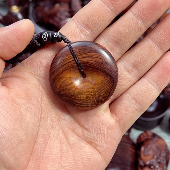 黄花梨/降香黄檀吊坠平安扣