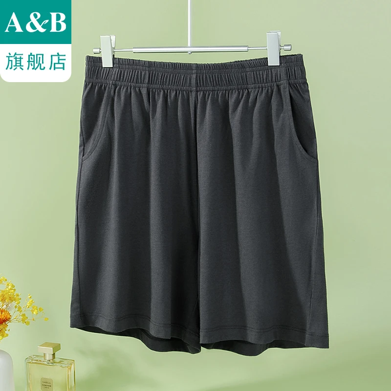 ab内衣睡裤薄款精梳棉舒宽松家居休闲女士春秋夏季秋短裤XY14
