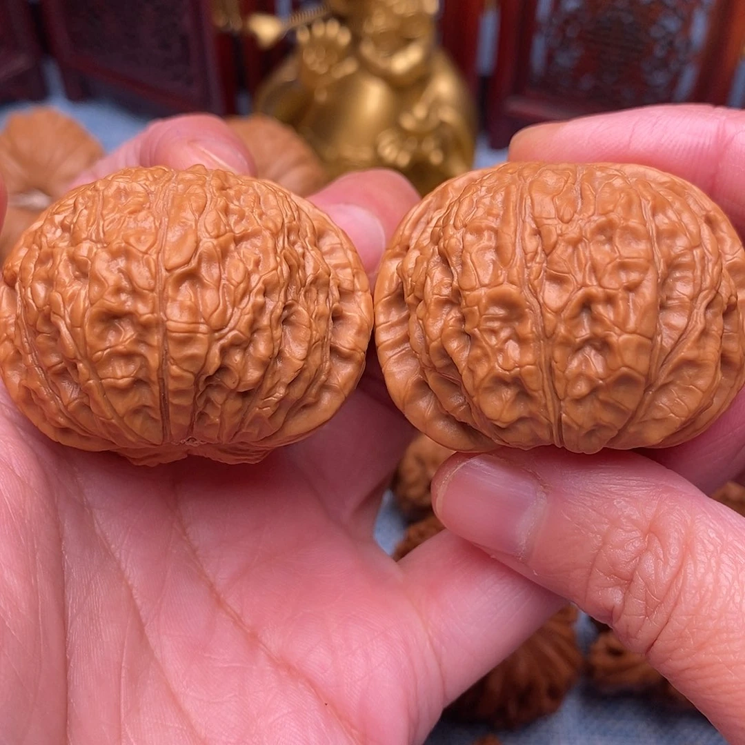 强***啊把件文玩核桃毕业乾隆磨42尺